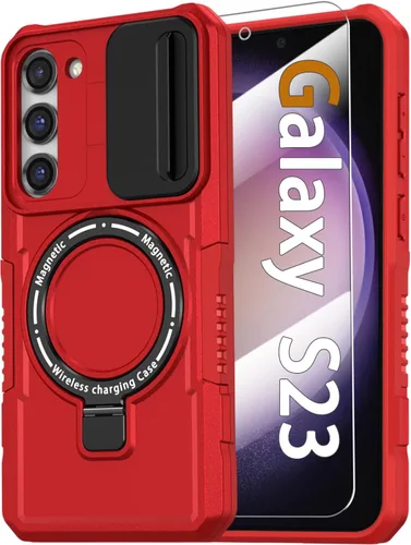 Miniatura 125 de Funda magnética para Samsung Galaxy Note 20 Ultra con soporte de anillo [con protector de pantalla] [Compatible con carga inalámbrica MagSafe] Funda
