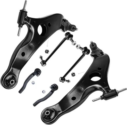Miniatura 22 de Detroit Axle - Kit de extremo delantero para Chrysler 300 Dodge Charger Challenger 2011-2023, 2 brazos de control inferiores traseros 2 varillas