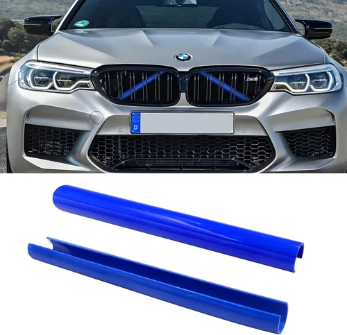 Miniatura 9 de Jaronx Compatible con Cubierta de Soporte en V de BMW, Insertos de Parrilla Frontal Cubiertas de Moldura de Soporte en V Compatibles con BMW