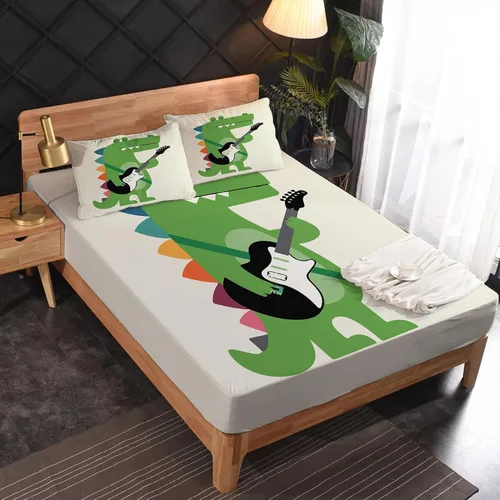 Miniatura 2 de Fox Sheets tamaño individual – Sábanas de cama de animales para niños, microfibra suave, bolsillo profundo, sábanas y fundas de almohada estampadas