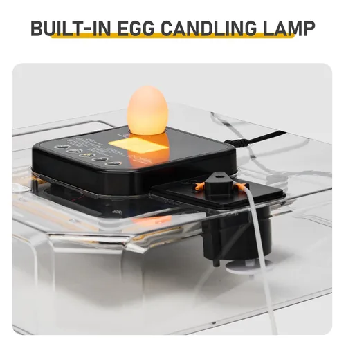 Miniatura 4 de 48 incubadoras de huevos para incubar huevos, incubadora de huevos de gallina con vela de huevos, giro automático de huevos y temperatura, control