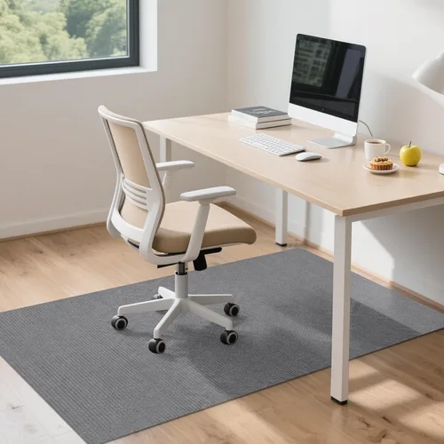 Miniatura 18 de Alfombrilla para silla de oficina para suelo de madera dura y baldosas, alfombrilla para silla de computadora, protector de piso antideslizante