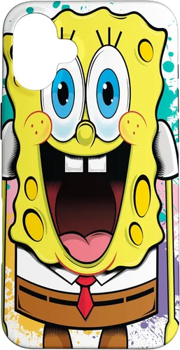 Miniatura 23 de Funda para iPhone 17 de Bob Esponja con salpicaduras de pintura