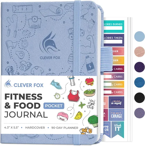 Miniatura 17 de Clever Fox Diario de fitness & Food – Planificador de nutrición y entrenamiento para mujeres y hombres – Libro de registro de ejercicio de dieta