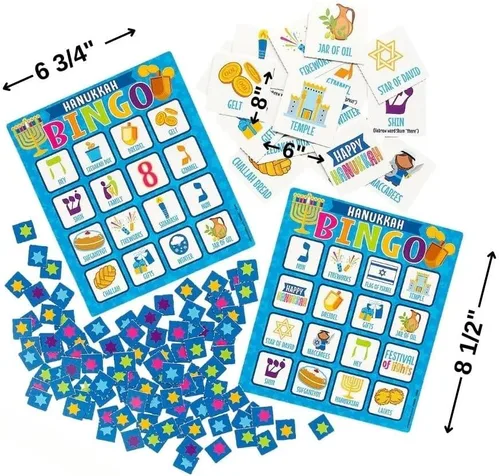 Miniatura 3 de Fun Express Juego de bingo Hanukkah - Juguetes - 22 Piezas
