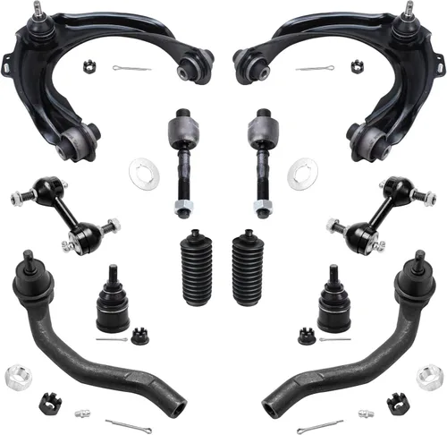 Miniatura 44 de Detroit Axle - Kit de extremo delantero para Ford 1998-2001 Explorer Mercury Mountaineer, 4 barras estabilizadoras delanteras y traseras, 2 brazos