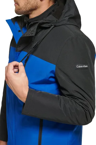 Miniatura 6 de Calvin Klein Sudadera con Capucha chamarra con babero desmontable
