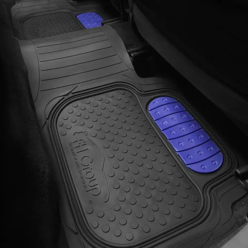 Miniatura 4 de FH Group Alfombrillas de Goma para Trabajo Pesado para Piso de Automóvil - Ajuste Universal, Recortables, Climaproof - Para Sedanes, SUVs, Camiones