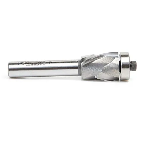 Miniatura 3 de Amana Tool - 57174 Compresión de carburo sólido en espiral de corte empotrado 0.866 in de diámetro x 1-9/64 x 1/2 Inc