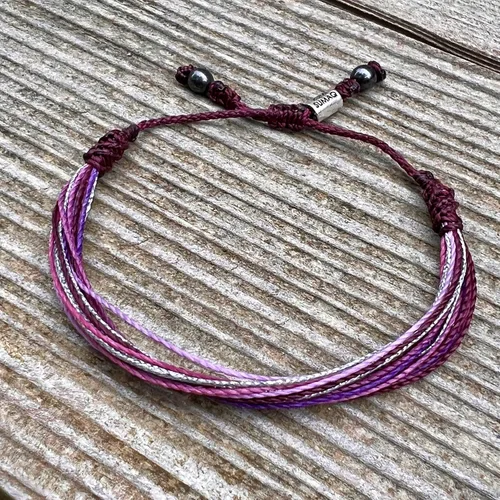 Miniatura 55 de Rumi Sumaq Pulsera de concientización para hombres, mujeres y niños – Pulsera de apoyo tejida ajustable anudada a mano – Pulsera de conciencia sutil