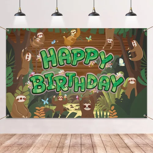 Miniatura 9 de Telón de fondo de cartel de feliz cumpleaños de béisbol, decoraciones de fiesta de béisbol, fondo de fotos de vinilo, suministros de fiesta