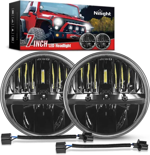 Miniatura 11 de Nilight Conjunto de Luces LED de Niebla de 4 Pulgadas Compatible con 2007 2008 2009 2010 2011 2012 2013 2014 2015 2016 2017 2018 Jeep Wrangler JK