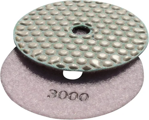 Miniatura 8 de Almohadilla de pulido seca del diamante 4" arena 50 para el pulido concreto del mármol de cristal de piedra