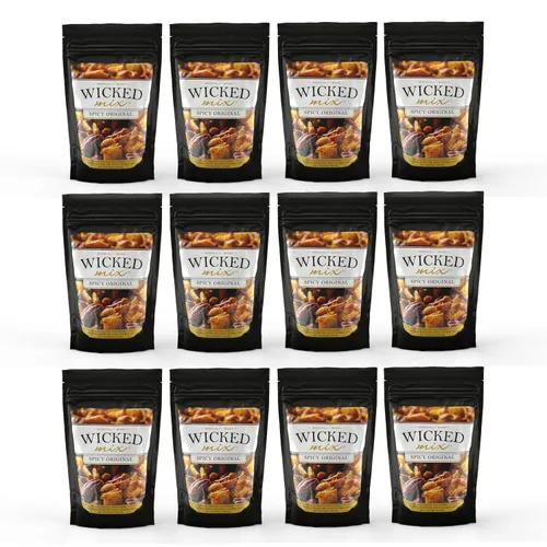 Miniatura 10 de Wicked Mix Mezcla de Aperitivos con Frutos Secos Mixtos - Aperitivos Dulces y Salados Mezcla Trail Mix Paquetes de Aperitivos con Almendras