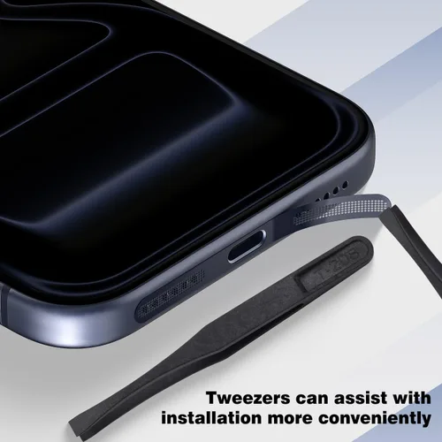 Miniatura 4 de 10 piezas de cubierta de altavoz de malla antipolvo para iPhone 17 Pro Max / 17/17 Pro/Air / 16 / 16E / 16 Plus, Apple iPhone 16 Pro /16 Pro Max