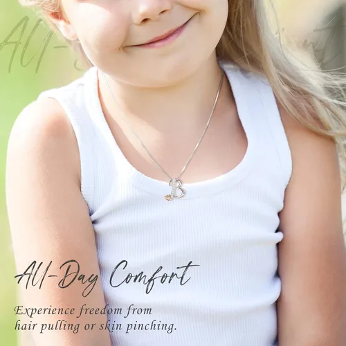 Miniatura 4 de FLNEOO Valentines Day Gifts for Girls Her Initial Necklaces for Women 14K Gold Plated Pendant Letter Necklace for Women Teen Girls Dainty Gold