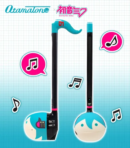 Miniatura 2 de Otamatone Classic Hatsune Miku Vocaloid [licencia oficial] Instrumento musical electrónico de personaje japonés Sintetizador portátil de Japón Maywa