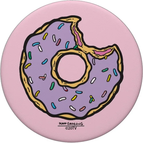 Miniatura 3 de The Simpsons PopSockets PopSockets intercambiables de rosquilla rociada
