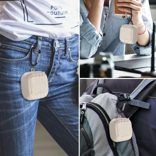 Miniatura 7 de AIRSPO Compatible con Powerbeats Pro - Funda para auriculares inalámbricos, TPU militar, carcasa protectora de cuerpo completo para Powerbeats Pro