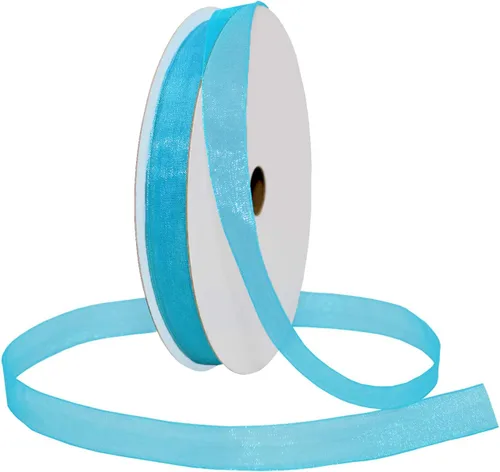 Miniatura 101 de Morex Ribbon 91803/100-609 Cinta de nailon Organdy, 5/8 pulgadas por 100 yardas, color rojo