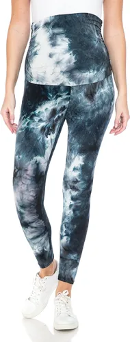 Miniatura 2 de Leggings Depot Women's Tie Dye Printed Maternity Tights Pregnancy Over The Belly Yoga Leggings
