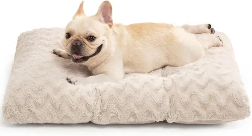 Miniatura 28 de EHEYCIGA Cama lavable para perros medianos para jaula de 29 x 21 pulgadas, almohadilla reversible para perreras para perros con un peso de hasta 35