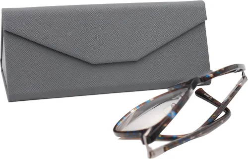 Miniatura 113 de Real Sic Funda para lentes de sol para hombres y mujeres, soporte magnético plegable para lentes de sol, inspirado en el color sólido
