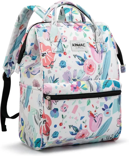 Miniatura 29 de Kinmac Mochila para portátil de estilo abierto para laptop de hasta 15.6 pulgadas, para hombres y mujeres, mochila de viaje al aire libre