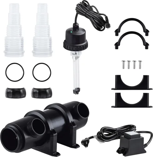 Miniatura 11 de Alpine Corporation PLUV1000 - Clarificador UV de 4 pulgadas de alto y 7 vatios diseñado para uso fuera del agua
