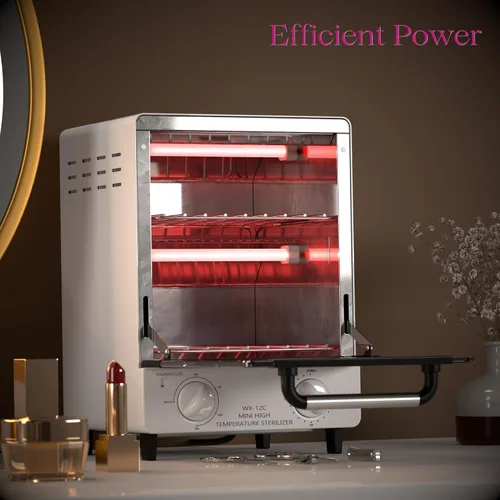 Miniatura 3 de Esterilizador para herramientas de uñas, caja de limpieza seca multifuncional de alta temperatura de 12L de acero inoxidable con control