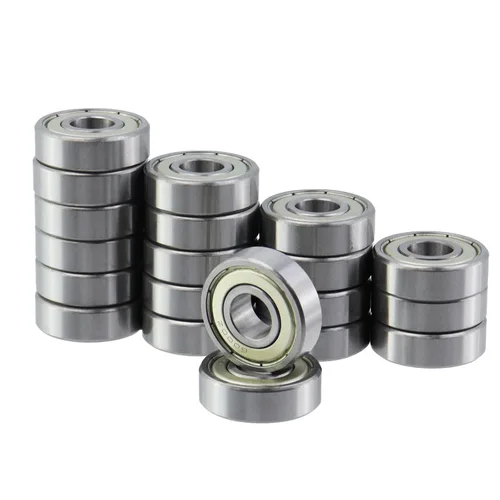 Miniatura 19 de Antrader Paquete de 20 rodamientos radiales de doble blindaje MR63ZZ de 0.118 in x 0.236 in x 0.098 in