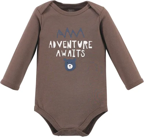 Miniatura 5 de Luvable Friends unisex-baby Cotton Long-sleeve Bodysuits