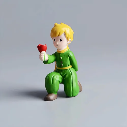 Miniatura 6 de Estatuas de Príncipe con Rosa para Decoraciones de Tablero de Automóvil, Accesorios de Decoración Interior del Tablero, Espejos Retrovisores