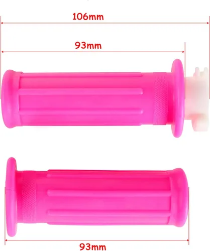 Miniatura 2 de Empuñadura PW50, empuñaduras de tubo del acelerador para Yamaha PW50 PY50 Peewee 50CC Kid Bikes Rosado