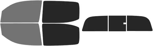 Miniatura 4 de The Tint Effect Kit de tinte de ventana precortado compatible con Toyota Tacoma Double Cab Truck (2016-2023) (visera del parabrisas delantero en 5%)