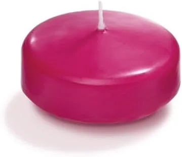 Miniatura 73 de yummi Caja de 18 velas flotantes color rojo rubí de 3 pulgadas