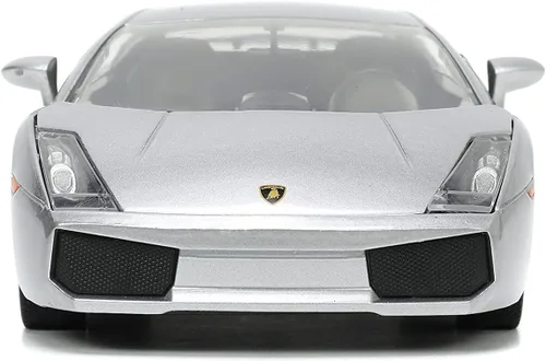 Miniatura 3 de Jada Toys Hyper-Spec 1:24 Lamborghini Gallardo Superleggera - Coche fundido a presión, color plateado, juguetes para niños y adultos