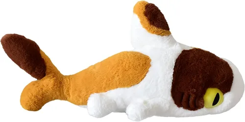 Miniatura 20 de Juguetes de animales de peluche Sharkitty, juguetes de peluche combinados de tiburón y gato (Rosa, 15.7 pulgadas)