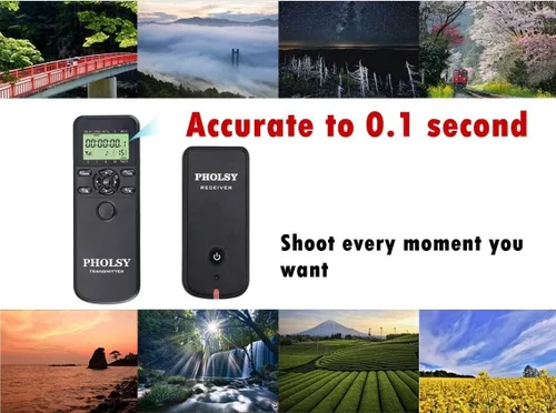 Miniatura 4 de PHOLSY Control remoto con temporizador de cámara con HDR compatible con Canon R100 R8 R6ii R7 R10 90D 250D 850D 6Dii 7Dii G1Xiii; para Olympus OM-1