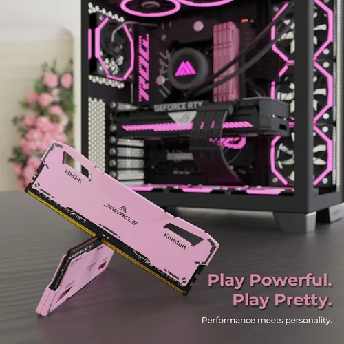 Miniatura 6 de Timetec Pinnacle Konduit Kit de 16 GB (2 x 8 GB) DDR4 3200 MHz PC4-25600 CL16-18-18-38 XMP2.0 Overclocking 1.35V Compatible con AMD e Intel Desktop