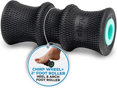 Rodillo de espuma Chirp Wheel – Alivio específico para espalda y cuello, estirador de la columna lumbar, estirador de espalda de descompresión