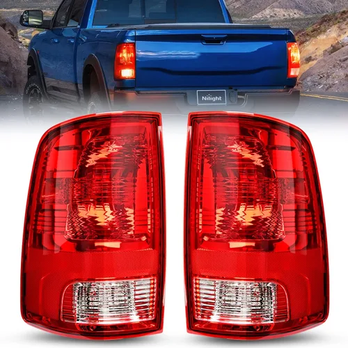 Nilight Conjunto de luz trasera para Dodge Ram 2009 2010 2011 2012 2013 2014 2015 2016 2017 2018 Dodge Ram 1500 2500 3500 2019 2020 2021 estilo Rojo