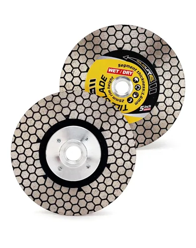 Miniatura 9 de Hoja de azulejo de 4.5" para corte de porcelana Hoja de corte y rectificado para azulejos de granito, mármol y porcelana