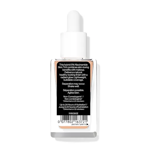 Miniatura 7 de wet n wild Bare Focus Tinte para la Piel, Enriquecido con 5% Niacinamida, Cobertura Ligera Transparente Modulable, Acabado Radiante Natural, Claro