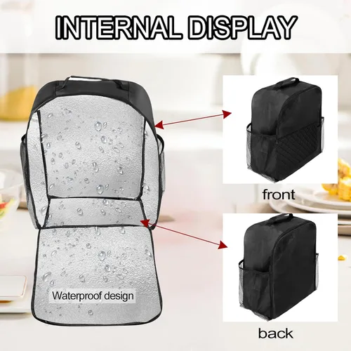 Miniatura 3 de Bolsa organizadora para Ninja SLUSHi Slushie Machine FS301 y FS299, para Ninja Slushie cubierta de polvo Accesorios Patrón de diamante Frozen Drink