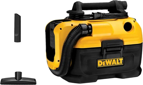 Aspiradora inalámbrica DeWalt de 2 galones, sin batería ni cargador, para ambientes húmedos y secos