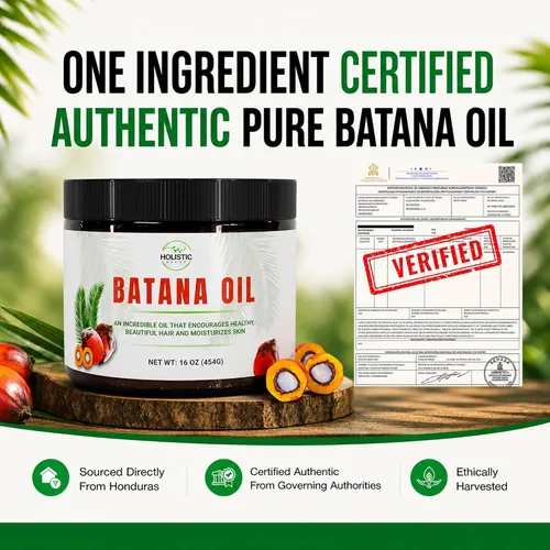 Miniatura 4 de Aceite de batana - El aceite milagroso hondureño para el crecimiento del cabello y el cuidado de la piel - 100% puro - 16 oz (454G)