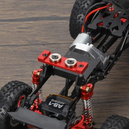 Miniatura 2 de RCAWD Aleación SCX24 Refit Cuerpo Clip Imanes para 1-24 Axial SCX24 Crawler Actualización Piezas Rojo