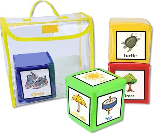 Miniatura 6 de Dados de juego educativo de bricolaje, cubos de bolsillo para enseñanza (juego de 4)