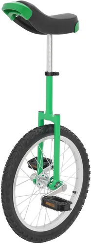 Miniatura 23 de Monociclo de rueda, bicicleta de una rueda con borde y pedales, monociclos de acero modernos para edades unisex de 10 a 60 años, entrenamiento